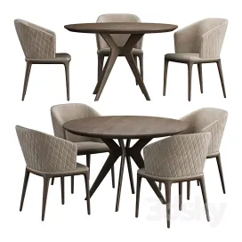 LOUISE Chair Clark Table